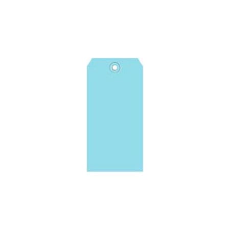 The Packaging Wholesalers Shipping Tags, #8, 6-1/4"L x 3-1/8"W, Light Blue, 1000/Pack G11081B